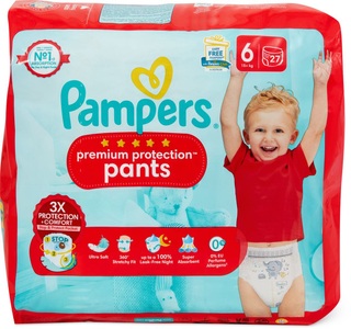 Pampers, Pampers Premium Protection Pants Gr6 15+kg Extra Large Sparpack (27 Stück), Pampers Premium Protection Pants
