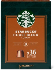 Starbucks, Starbucks Kaffeekapseln House Blend Lungo 36 Stück, STARBUCKS Kaffeekapseln House Blend 6200069 Lungo 36 Stück
