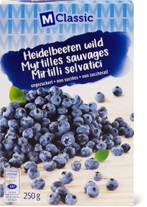 M-Classic, Heidelbeeren 250g, M-Classic Heidelbeeren ungezuckert
