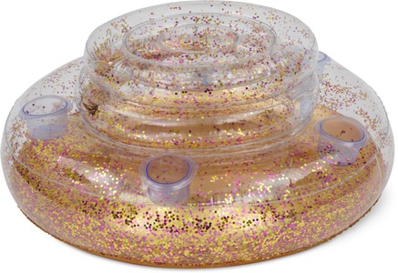Intex, Intex Glitter Mega Chill, Intex - Schwimmreifen, Glitter Mega Chill, One Size, Gelb