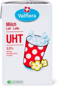 Valflora, Valflora Milch UHT, Valflora Milch UHT