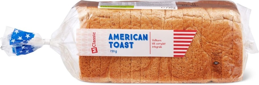 M-Classic, M-Classic XL Toast dunkles Weizenbrot, M-Classic XL Toast dunkles Weizenbrot