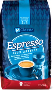M-Classic, M-Classic Espresso 100% Arabica gemahl., M-Classic Espresso 100% Arabica gemahl.