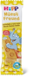 Hipp, Hipp Müesli Freund Butterkeks Vanille, Hipp Riegel Elefant Butterkeks 12+ Monate 2x 20g
