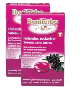 Bonherba, Bonherba Holunderbonbon ohne Zucker, Bonherba Holunderbonbon ohne Zucker