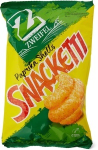 Zweifel, Zweifel Snacketti Paprika Shells, Zweifel Snacketti Paprika Shells