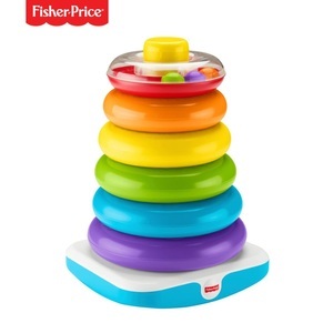 Mattel, Fisher-Price Gigantische Farbring Pyramide, Fisher-Price GJW15 Gigantische Pyramide Lernspiel