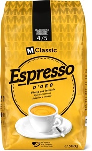 M-Classic, M-Classic Espresso D'Oro Bohnen, M-Classic Espresso D'Oro Bohnen 500g