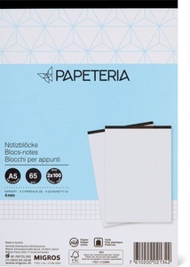 Papeteria, Papeteria A5 Notizblöcke, Papeteria A5 Notizblöcke
