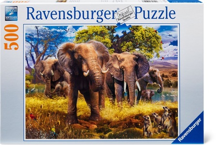 Ravensburger Verlag, Elefantenfamilie (Puzzle), Ravensburger Elefantenfamilie 500 Puzzle