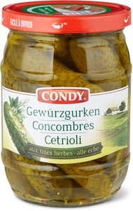 Condy, Condy Gewürzgurken, Condy Gewürzgurken