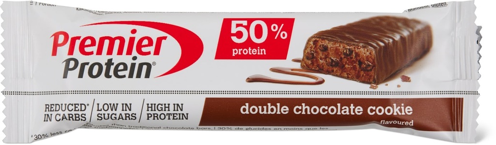 KAYS, Protein Riegel Choco-Cookie, x44 Premier Protein Riegel double chocolate cookie