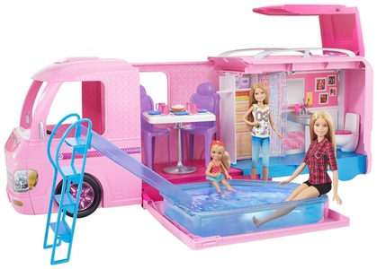 Barbie, BARBIE Super Abenteuer-Camper, MATTEL® BARBIE Abenteuer Camper rosa