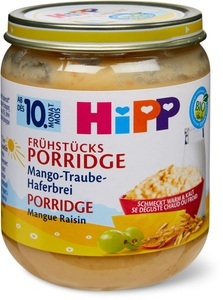 Hipp, Hipp Bio Porridge Mango & Traube & Haferbrei, Hipp HiPP Porridge Mango-Traube