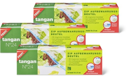 Tangan, Tangan N°24 Zip Beutel, Tangan N°24 Zip Beutel