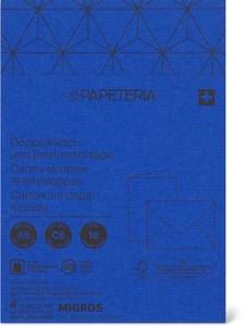 Papeteria, Papeteria A6 / C6 Doppelkarten und Briefumschläge, Papeteria A6 / C6 Doppelkarten und Briefumschläge