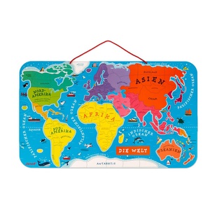 Janod, Janod Magnetpuzzle Weltkarte Deutsch 92 Teile, Janod Puzzle »Janod Holz-Puzzle Magnetpuzzle Welt«, (92 tlg.)