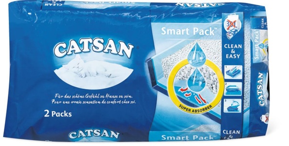 Catsan, Catsan Smart Pack - 2 Packs, Catsan Smart Pack