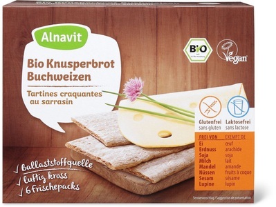 Alnavit, Alnavit Knusperbrot Buchweizen, Alnavit Knusperbrot Buchweizen