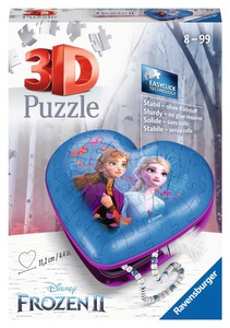 Ravensburger Verlag, Heart Frozen 2 54p Emb., Ravensburger 3D Puzzle Heart Frozen 2 (1 Stk)