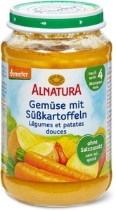 Alnatura, Alnatura Gemüse mit Süsskartoffeln, Alnatura