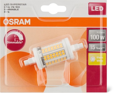 Osram, OSRAM LED-Lampe R7S Superstar Line 827 78mm 11,5W, Osram LED SUPERSTAR LINE R7s DIM 78.0 mm 100 2700K R7s