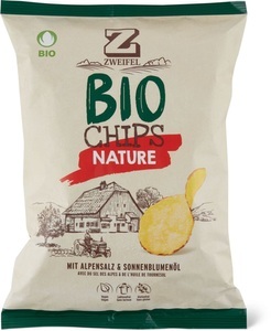 Zweifel, Zweifel Bio Chips Nature, Bio Zweifel Chips Nature