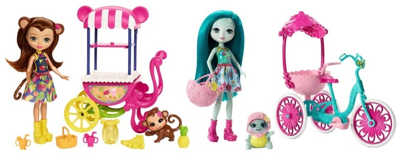 undefined, Enchantimals Fjh11 Puppe und Zubehör, Mattel Enchantimals FJH11 Puppe und Zubehör Puppenset