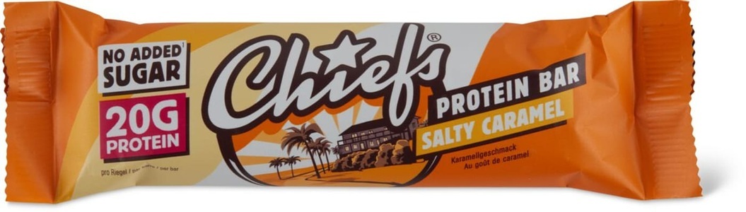Chiefs, Chiefs Riegel Protein Bar Salty, Chiefs Protein Bar Salty Caramel (55g)