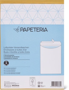Papeteria, Papeteria Luftpolster-Versandtaschen, Papeteria Luftpolster-Versandtaschen