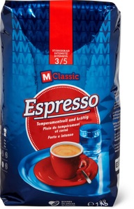 M-Classic, M-Classic Espresso Bohnen 1kg, M-Classic Espresso Bohnen 1kg