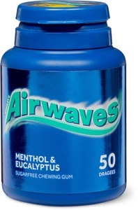 Airwaves, Airwaves Menthol & Eucalyptus, Airwaves Menthol & Eucalyptus 50Stk.