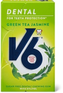 V6, V6 Dental Care Green Tea Jasmin, V6 Dental Care Green Tea Jasmin