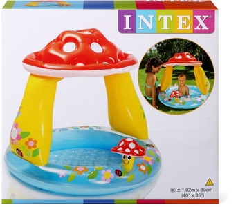 Intex, Intex Mushroom Baby Pool Planschbecken, Intex Baby Pool Pilzdesign