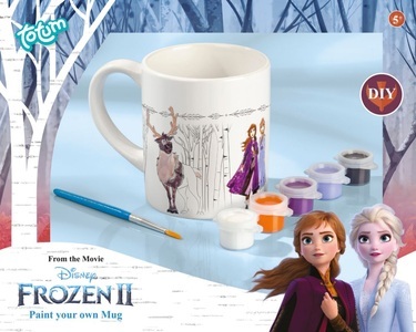 Frozen, Frozen 2 Tasse zum Bemalen, Disney Frozen 2 Tasse Basteln