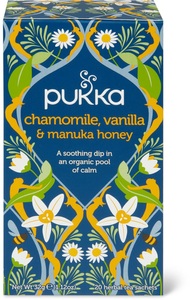 Pukka, Bio Pukka Chamomile Vanilla Manuka Honey, Pukka-Kamille, Vanille- und Manuka-Honig