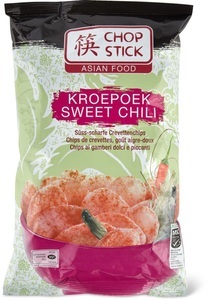 Chop-Stick, CS MSC Crevetten Chips sweet Chili, CS MSC Crevetten Chips sweet Chili