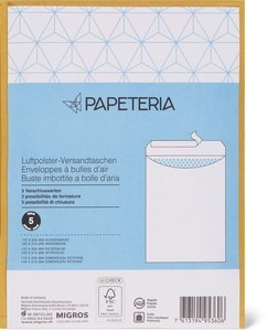 Papeteria, Papeteria Luftpolster-Versandtaschen, Papeteria Luftpolster-Versandtaschen