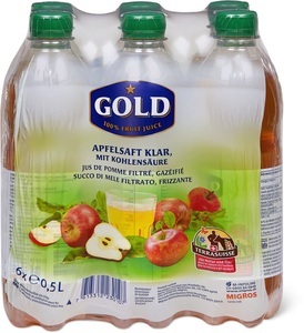 Gold, Gold TerraSuisse Apfelsaft, Gold TerraSuisse Apfelsaft
