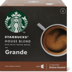 Starbucks, Starbucks Dolce Gusto House Blend Kapseln 12 Stück, Starbucks Dolce Gus. House Blend 12 Kap.
