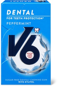 V6, V6 Dental Peppermint, V6 Kaugummi