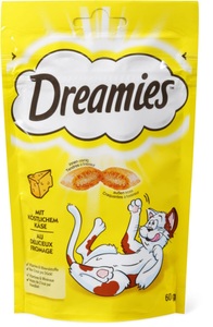 Dreamies, Dreamies Katzensnack - mit Käse (60 g), Dreamies Katzensnack Klassik - mit Käse (60 g)