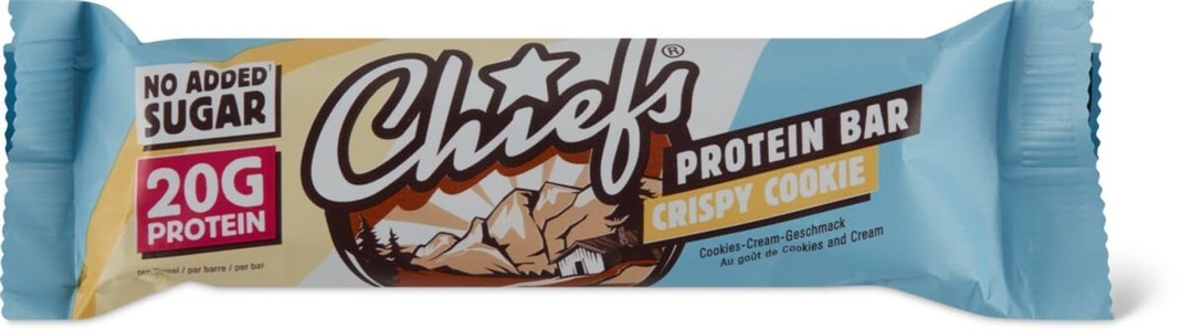 Chiefs, Chiefs Riegel Protein Bar Crispy, Chiefs Protein Bar Crispy Cookie (55g)