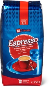 M-Classic, M-Classic Espresso gemahlen 250g, M-Classic Espresso gemahlen 250g