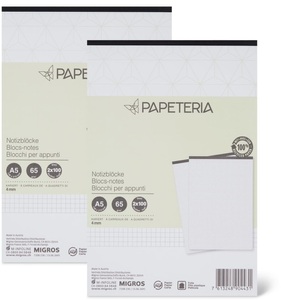 Papeteria, Papeteria A5 Notizblöcke, Papeteria A5 Notizblöcke