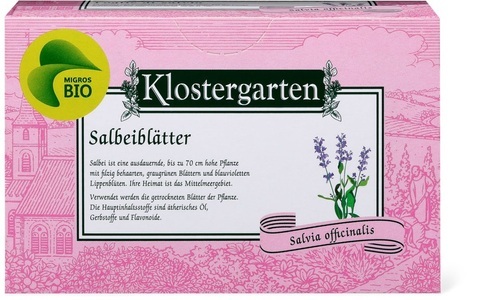 Klostergarten, Bio Klostergarten Salbeiblätter, Bio Klostergarten Salbeiblätter