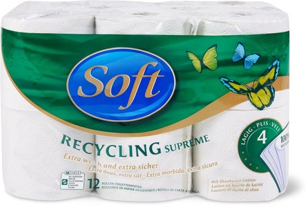 Soft, Soft Recycling Supr. Toilettenpapier, Soft Recycling Supr. Toilettenpapier