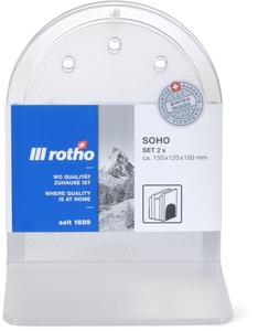 Rotho, Rotho Rotho Buchstützen, Rotho Buchstützen 2er Set