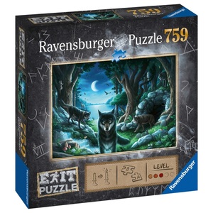 undefined, Exit - Wolfsgeschichten (Puzzle), EXIT Puzzle Ravensburger Wolfsgeschichten 759 Teile