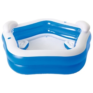 undefined, Family Fun Pool, Bestway - Aufblasbarer Pool, 575 L 2,13 x 2,06 m, One Size, Blau